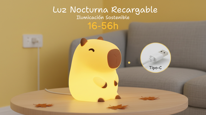 Lámpara Nocturna Capibara Cute
